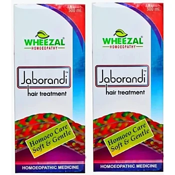 Wheezal Jaborandi Hair Treatment Oil (500ml, Pack of 2)