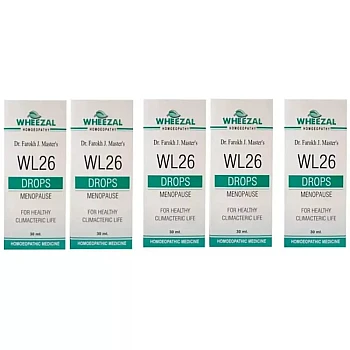 Wheezal WL-26 Menopause Drops (30ml, Pack of 5)