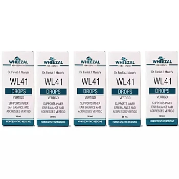 Wheezal WL-41 Vertigo Drops (30ml, Pack of 5)