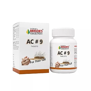 Bakson AC 9 Tablets (Hair Falling) (75tab)