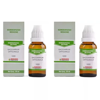 Bakson Saccharum Officinale 1M (1000 CH) (30ml, Pack of 2)