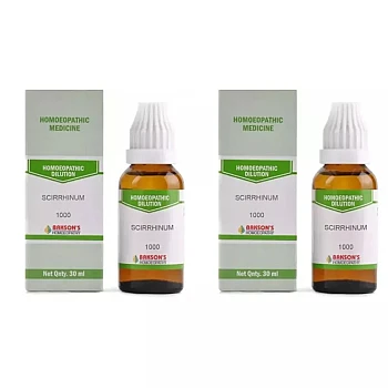 Bakson Scirrhinum 1M (1000 CH) (30ml, Pack of 2)