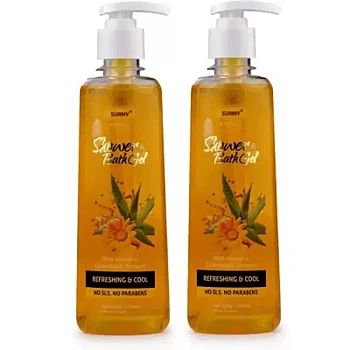 Bakson Sunny Shower & Bath Gel (270ml, Pack of 2)