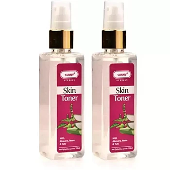 Bakson Sunny Skin Toner With Aloevera, Neem &Tulsi (100ml, Pack of 2)