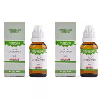 Bakson Thuja Occidentalis 50M CH (30ml, Pack of 2)