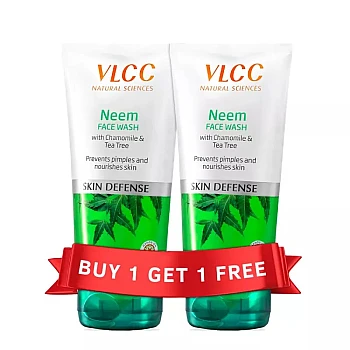 VLCC Neem Face Wash (Buy 1 Get 1 Free) (150ml Each) (1Pack)