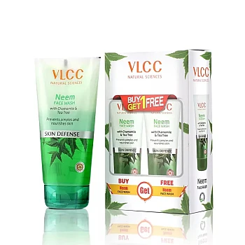 VLCC Neem Face Wash (Buy 1 Get 1 Free) (150ml Each) (1Pack)