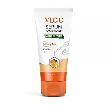 VLCC Acne Defense Serum Facewash With Salicylic Acid Serum & Orange (100ml)