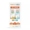 VLCC Salicylic Acid & Turmeric Serum Facewash For Am & Aloe Vera Serum Facewash For Pm (Buy 1 Get 1 Free) (150ml Each) (1Pack)