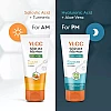 VLCC Salicylic Acid & Turmeric Serum Facewash For Am & Aloe Vera Serum Facewash For Pm (Buy 1 Get 1 Free) (150ml Each) (1Pack)