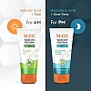 VLCC Salicylic Acid & Tulsi Serum Facewash For Am & Aloe Vera Serum Facewash For Pm (Buy 1 Get 1 Free) (150ml Each) (1Pack)