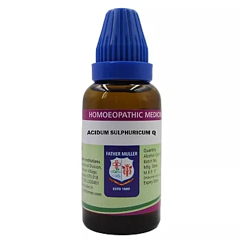 Fr Muller Acidum Sulphuricum 1X (Q) (30ml)