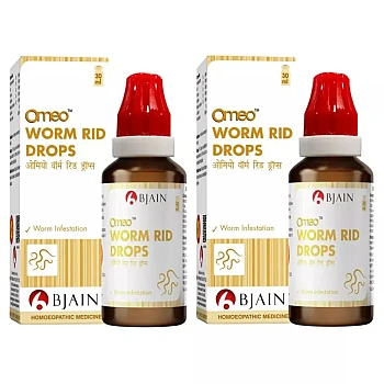 BJain Omeo Worm Rid Drops (30ml, Pack of 2)