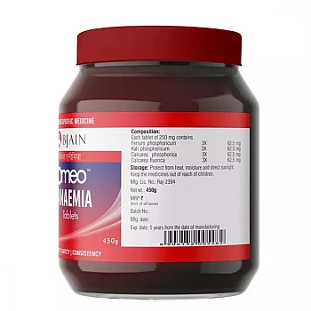 BJain Omeo Anaemia Tablet (450g, Pack of 2)