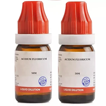 BJain Acidum Fluoricum 50M CH (10ml, Pack of 2)