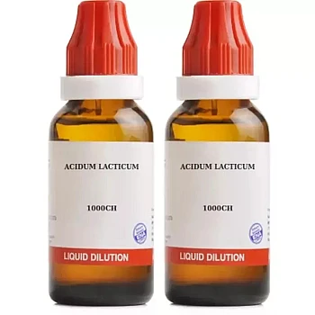 BJain Acidum Lacticum 1M (1000 CH) (30ml, Pack of 2)