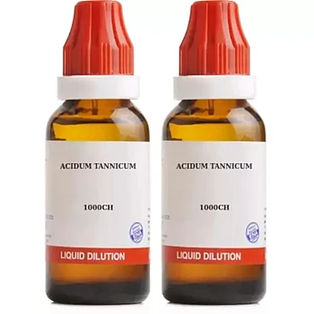 BJain Acidum Tannicum 1M (1000 CH) (30ml, Pack of 2)