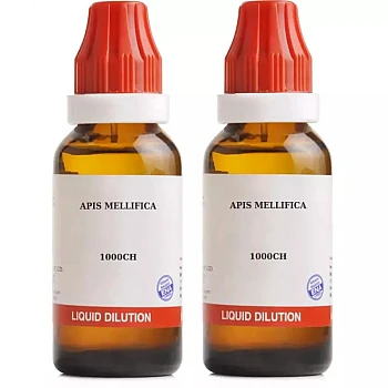 BJain Apis Mellifica 1M (1000 CH) (30ml, Pack of 2)