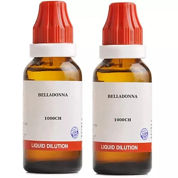 BJain Belladonna 1M (1000 CH) (30ml, Pack of 2)