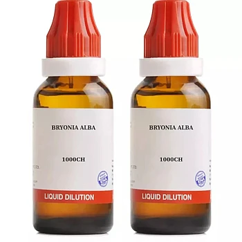 BJain Bryonia Alba 1M (1000 CH) (30ml, Pack of 2)