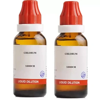 BJain Chlorum 1M (1000 CH) (30ml, Pack of 2)