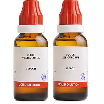 BJain Fucus Vesiculosus 1M (1000 CH) (30ml, Pack of 2)