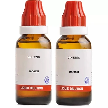 BJain Ginseng 1M (1000 CH) (30ml, Pack of 2)
