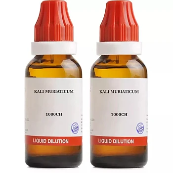 BJain Kali Muriaticum 1M (1000 CH) (30ml, Pack of 2)