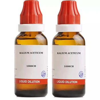 BJain Kalium Aceticum 1M (1000 CH) (30ml, Pack of 2)
