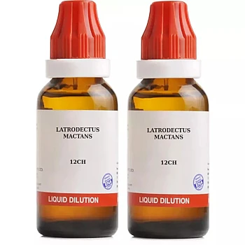 BJain Latrodectus Mactans 1M (1000 CH) (30ml, Pack of 2)