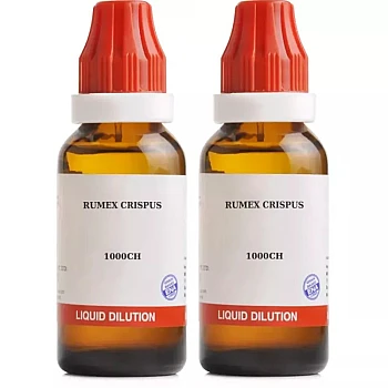 BJain Rumex Crispus 1M (1000 CH) (30ml, Pack of 2)