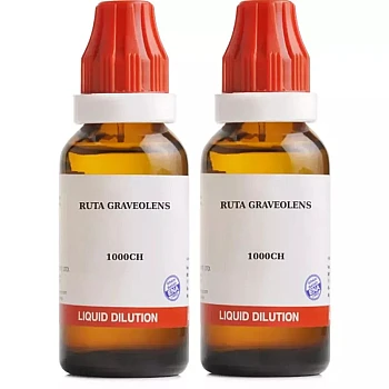 BJain Ruta Graveolens 1M (1000 CH) (30ml, Pack of 2)