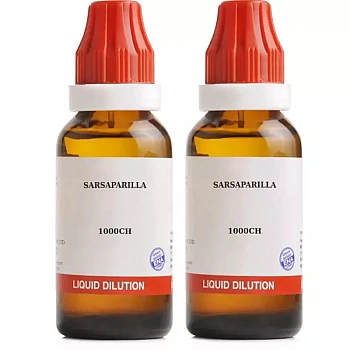 BJain Sarsaparilla 1M (1000 CH) (30ml, Pack of 2)