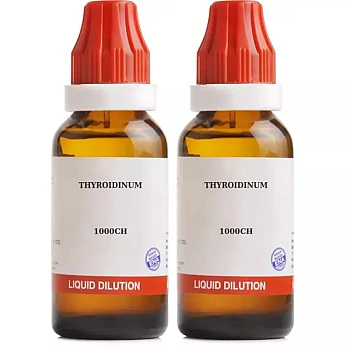 BJain Thyroidinum 1M (1000 CH) (30ml, Pack of 2)
