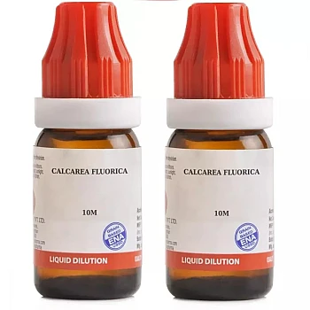 BJain Calcarea Fluorica 10M CH (10ml, Pack of 2)