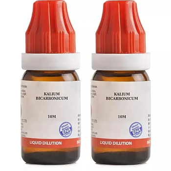 BJain Kalium Bicarbonicum 10M CH (10ml, Pack of 2)