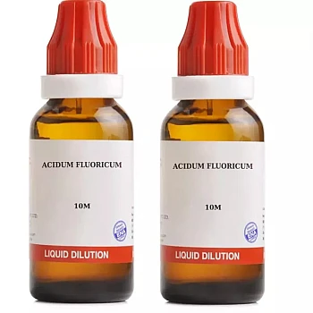 BJain Acidum Fluoricum 10M CH (30ml, Pack of 2)