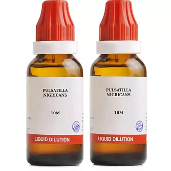 BJain Pulsatilla Nigricans 10M CH (30ml, Pack of 2)