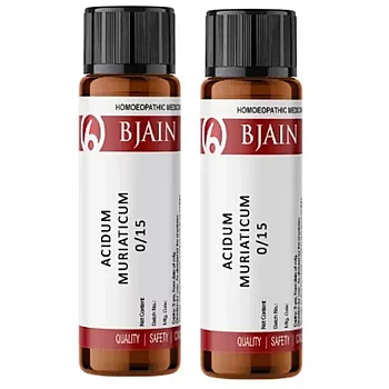 BJain Acidum Muriaticum LM 0/15 (6g, Pack of 2)