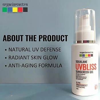 Organix Mantra Squalane Uv Bliss Sunscreen Gel (50ml)