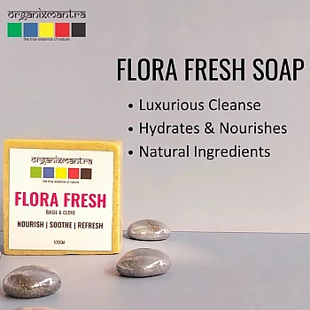 Organix Mantra Flora Fresh Natural Bath Soap (100g)