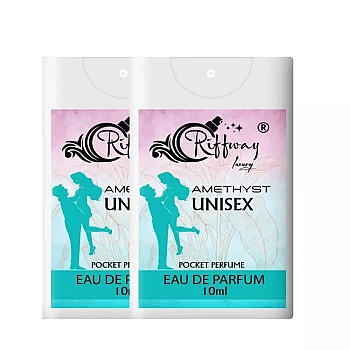 Riffway Amethyst Eau De Perfume For Unisex Pocket Perfume (10ml, Pack of 2)