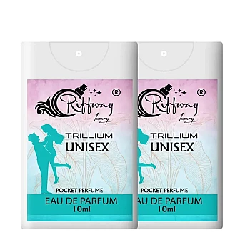 Riffway Trillium Premium Eau De Perfume Pocket Perfume (10ml, Pack of 2)