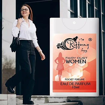 Riffway Fairy Dust Luxury Pocket Eau De Perfume For Women (10ml, Pack of 2)