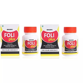 Bakson Folic Plus Tablet (30tab, Pack of 2)