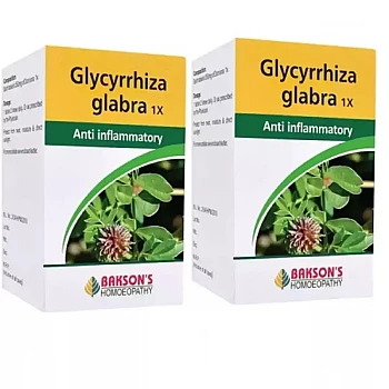 Bakson Glycerrhiza Glabra (1X) (50tab, Pack of 2)