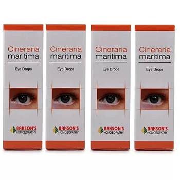 Bakson Cineraria Maritima Eye Drops (10ml, Pack of 4)