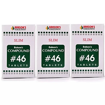 Bakson Compound No 46 (Slim) (100tab, Pack of 3)
