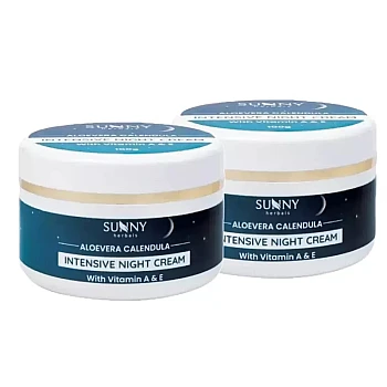 Bakson Aloevera Calendula Intensive Night Cream (100g, Pack of 2)