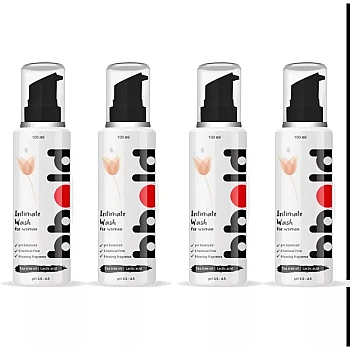 Bbold Intimate Wash For Women (100ml, Pack of 4)